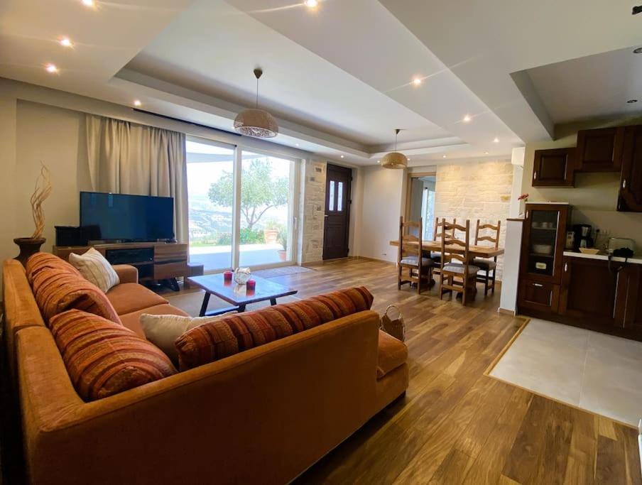 Mountain & Sea View Country Villa Near Heraklion Athanatoi المظهر الخارجي الصورة