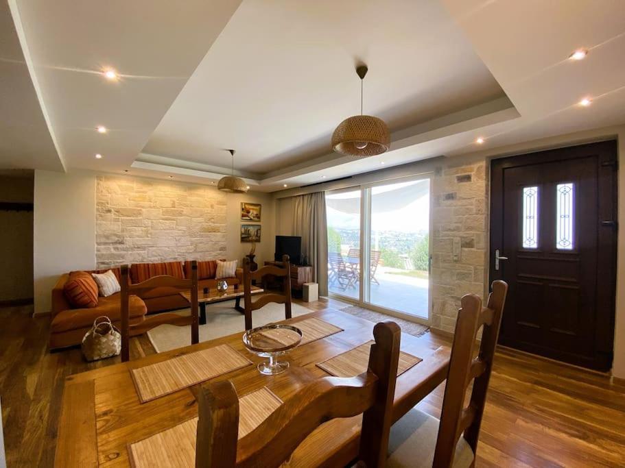 Mountain & Sea View Country Villa Near Heraklion Athanatoi المظهر الخارجي الصورة